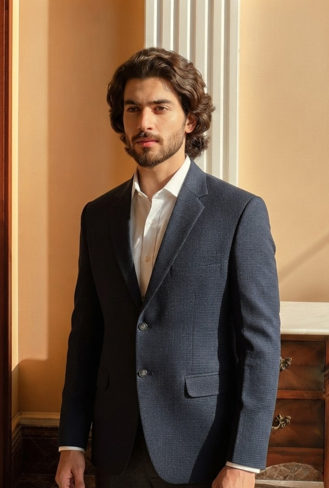Pure Sheep Wool Mix Classic Blazer
