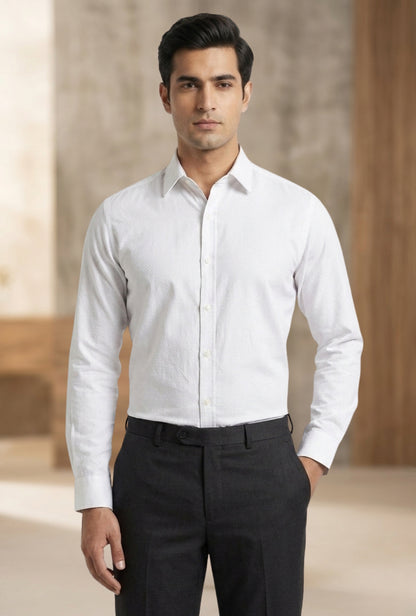 Cotton Mix – Off White Stripes Shirt